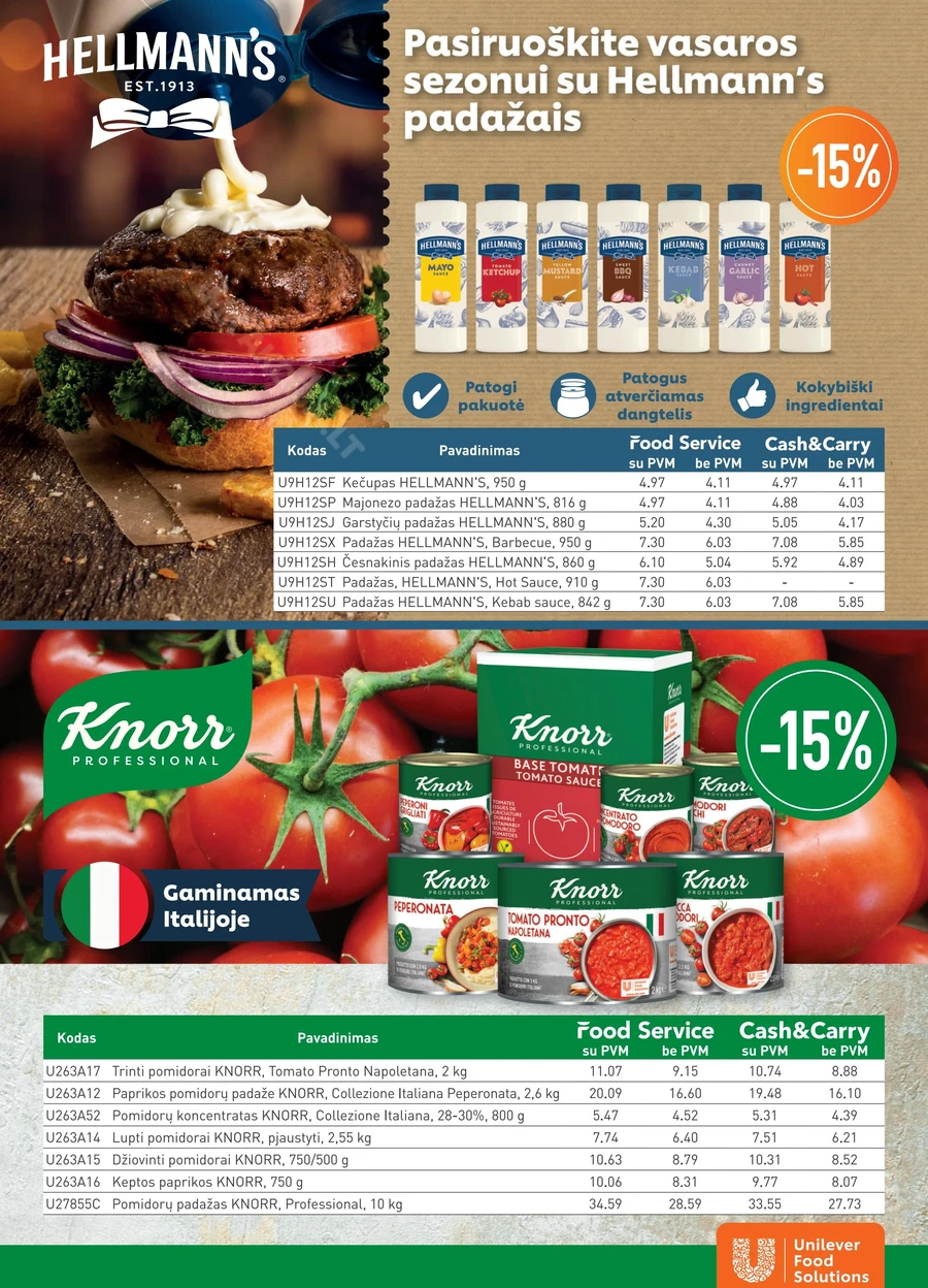PROMO Food Service akcijų leidinys puslapis 5