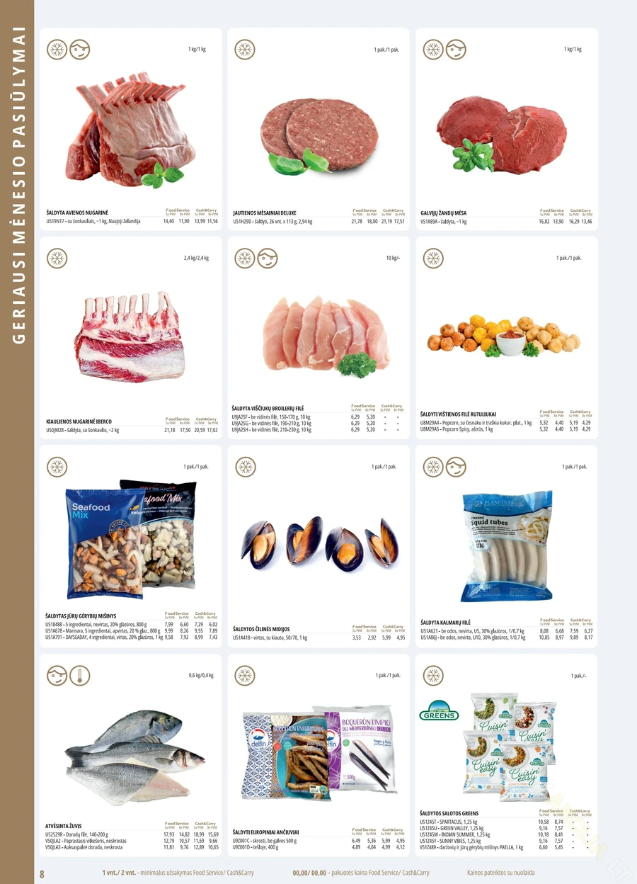 PROMO Food Service akcijų leidinys puslapis 8