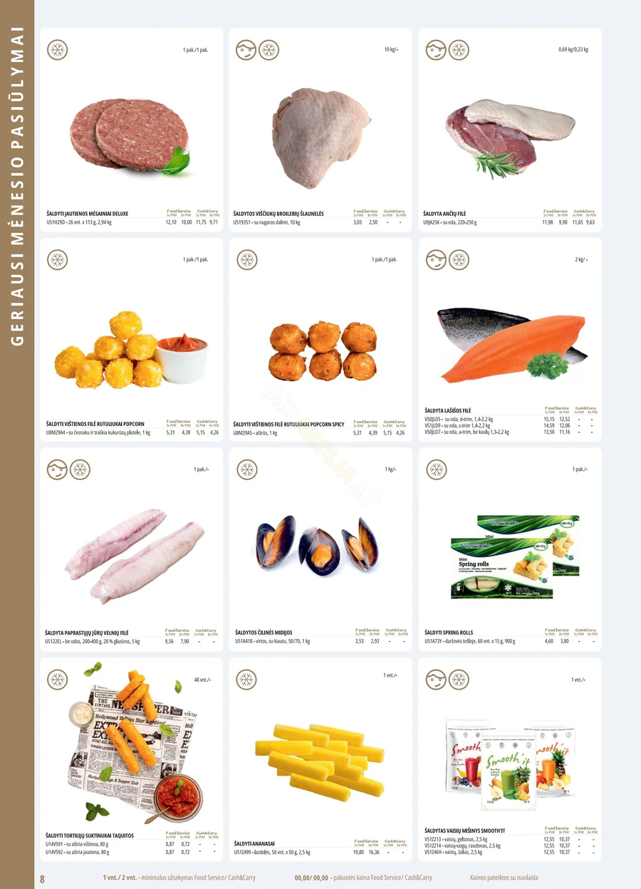 PROMO Food Service akcijų leidinys puslapis 8