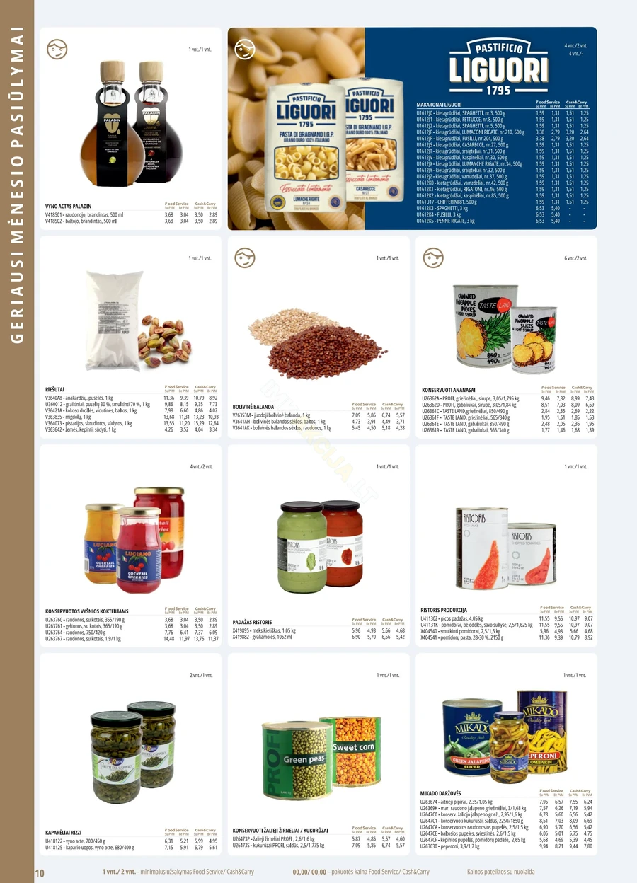 PROMO Food Service akcijų leidinys puslapis 10