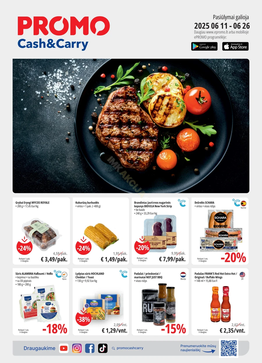 PROMO Cash&Carry akcijų leidinys puslapis 1