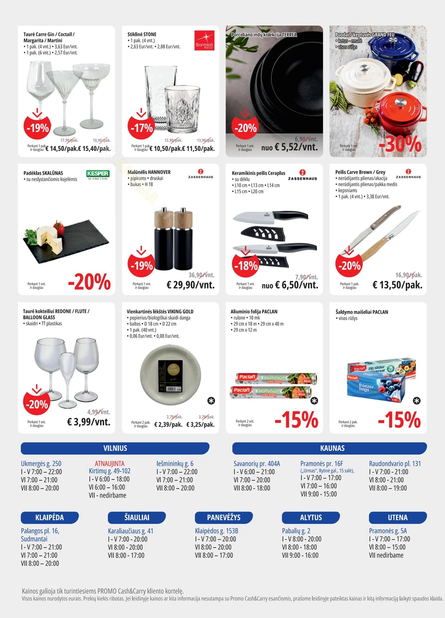 PROMO Cash&Carry akcijų leidinys puslapis 12
