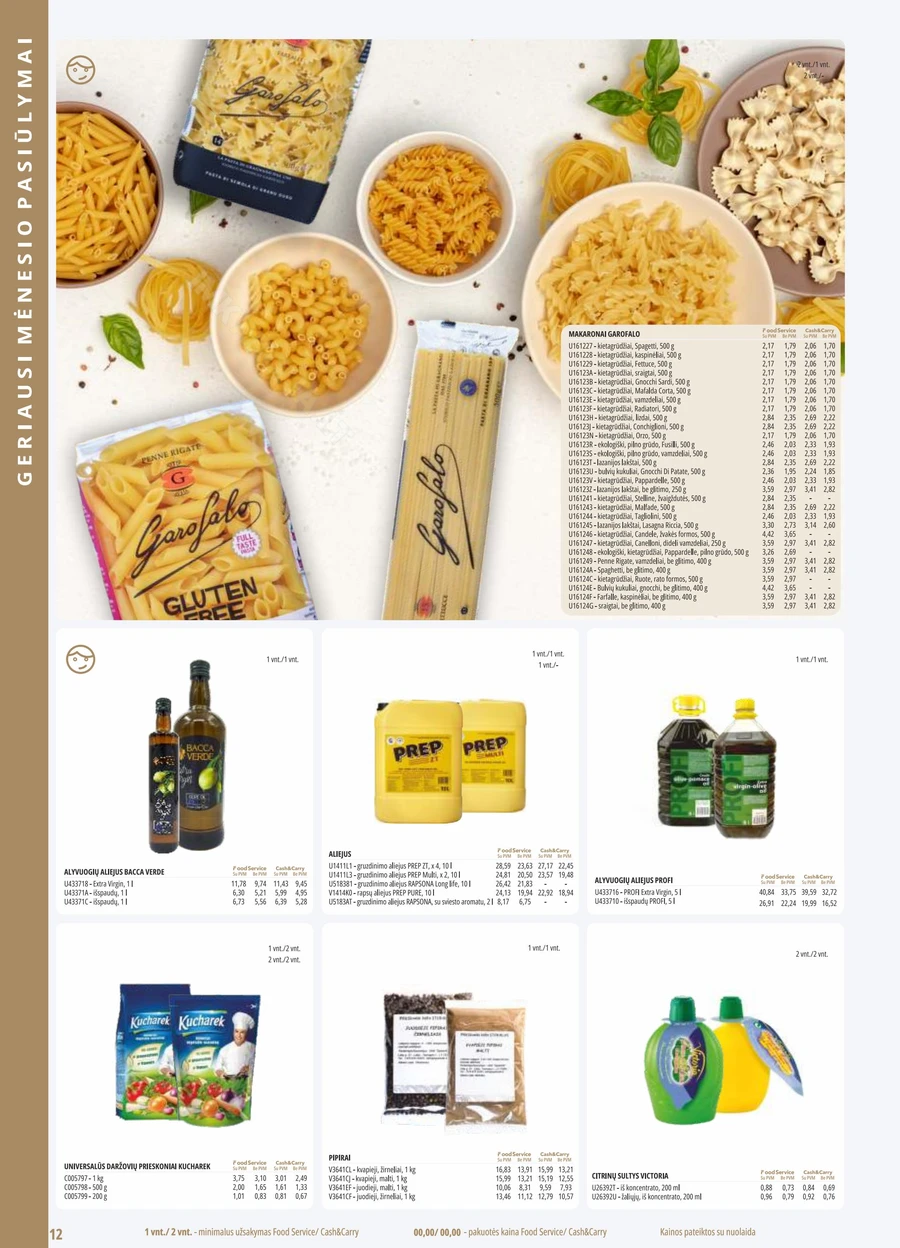PROMO Food Service akcijų leidinys puslapis 12