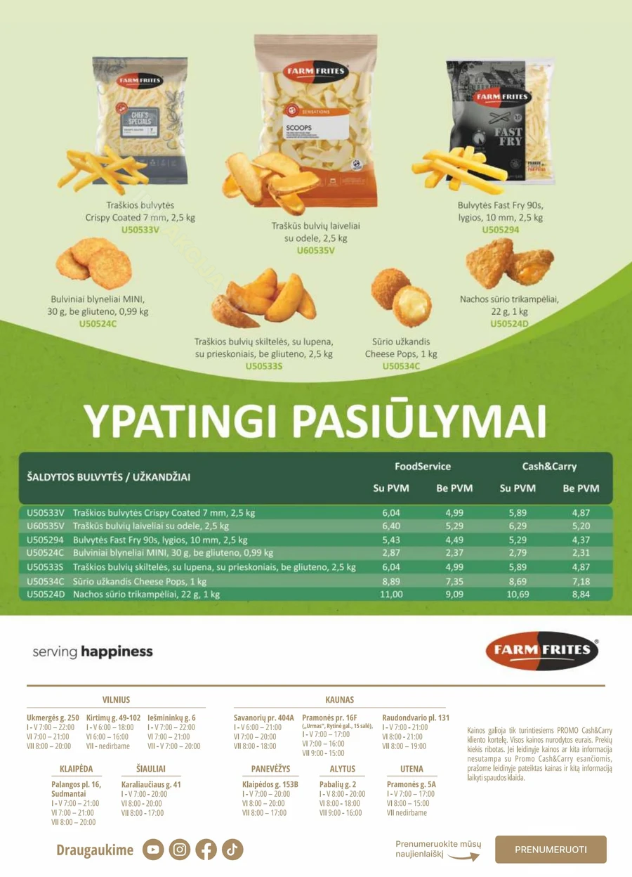 PROMO Food Service akcijų leidinys puslapis 15