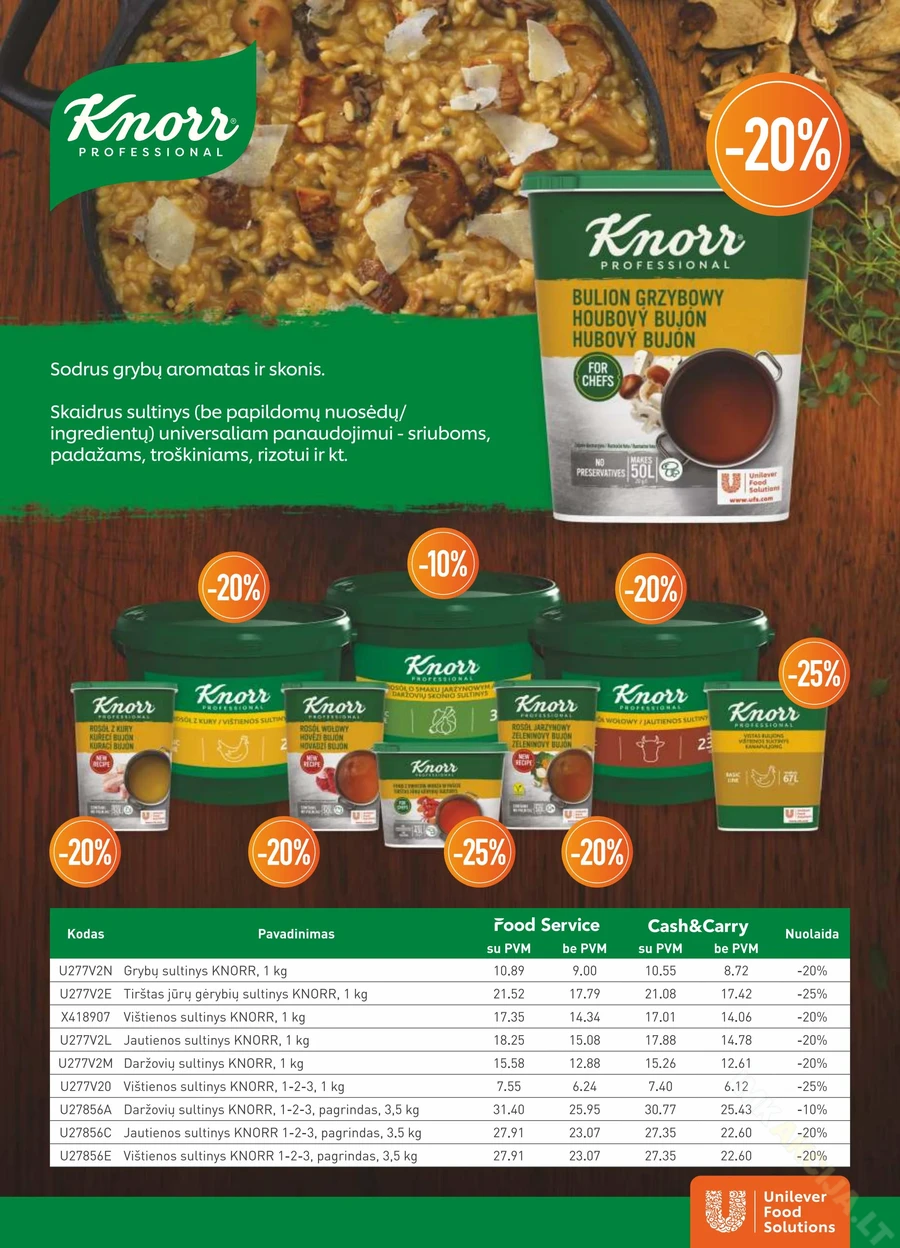 PROMO Food Service akcijų leidinys puslapis 9