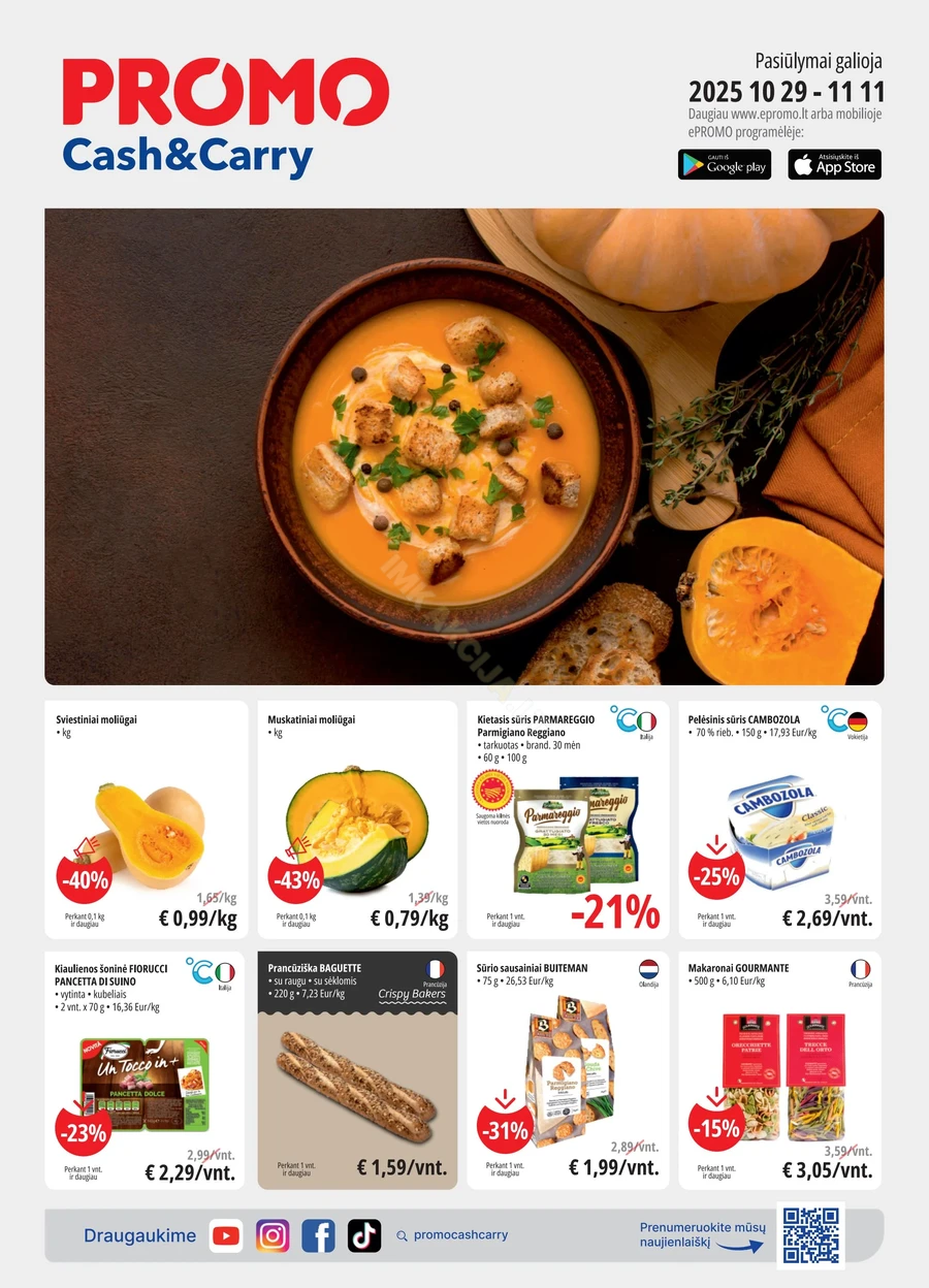 PROMO Cash&Carry akcijų leidinys puslapis 1