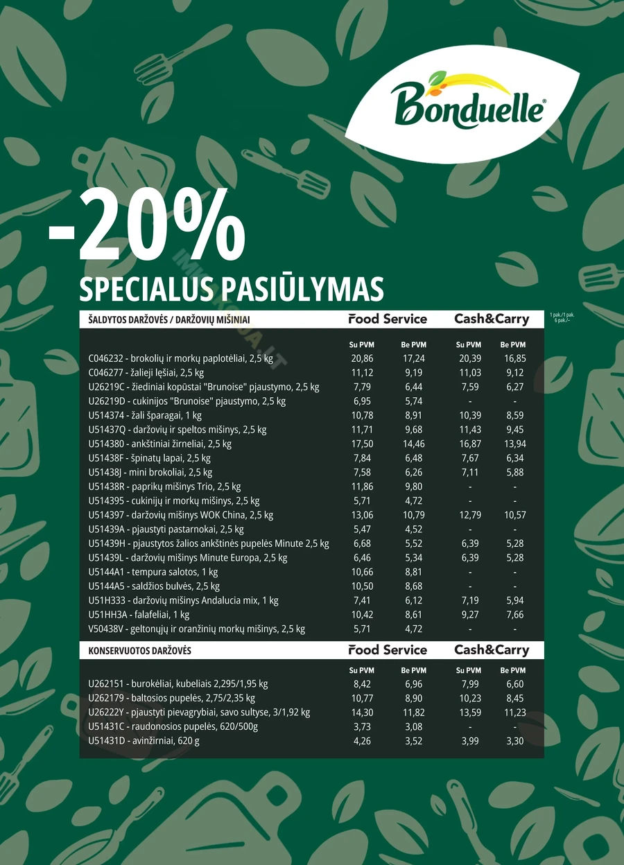 PROMO Food Service akcijų leidinys puslapis 11