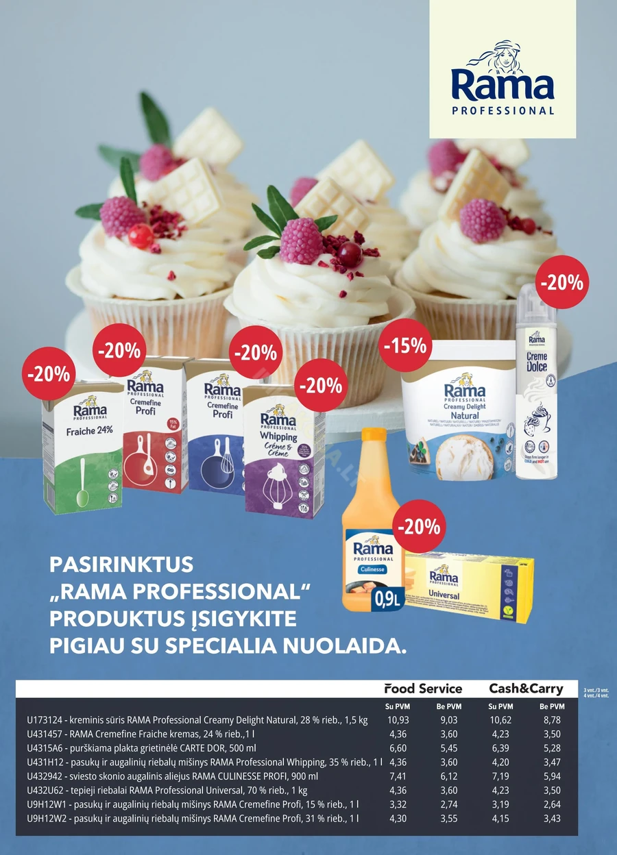 PROMO Food Service akcijų leidinys puslapis 3