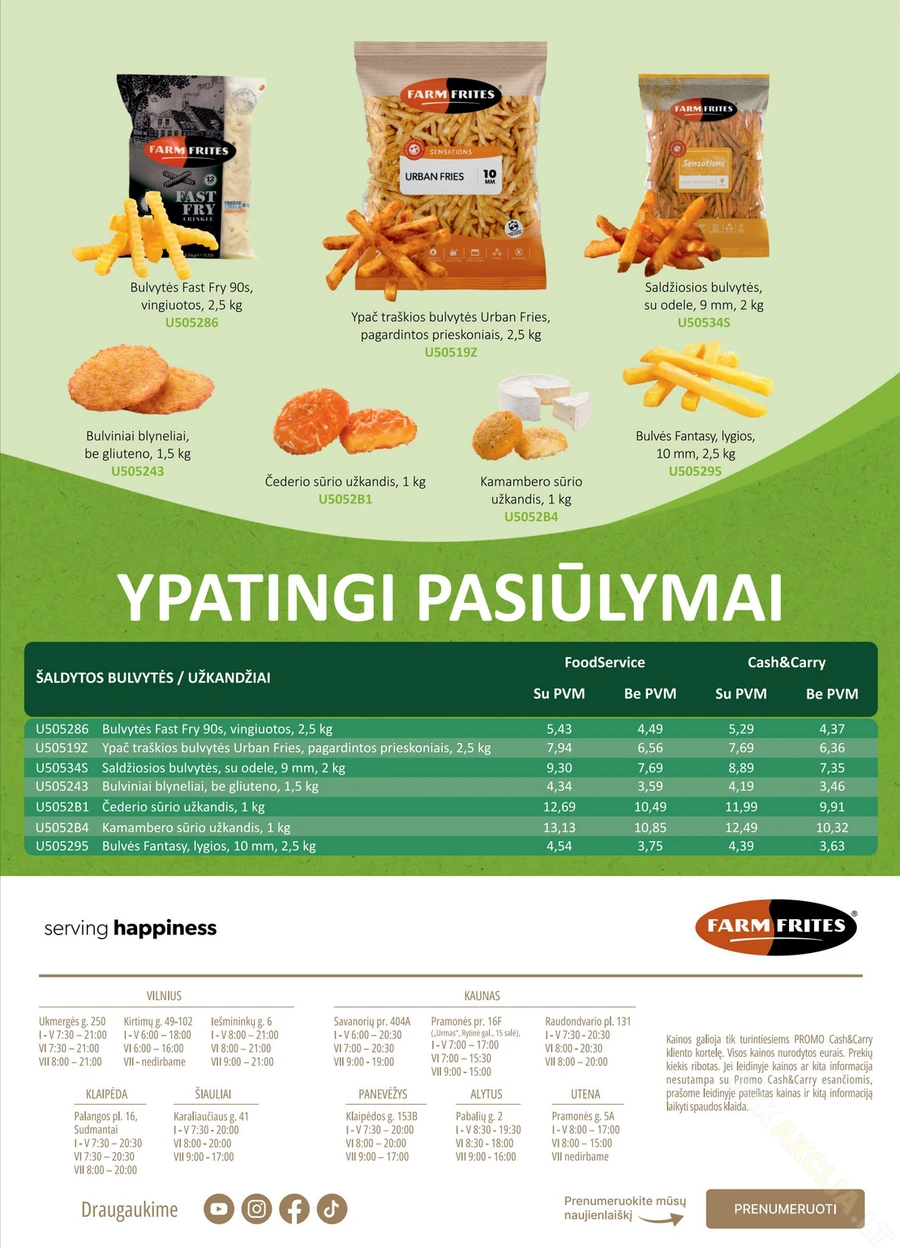 PROMO Food Service akcijų leidinys puslapis 12