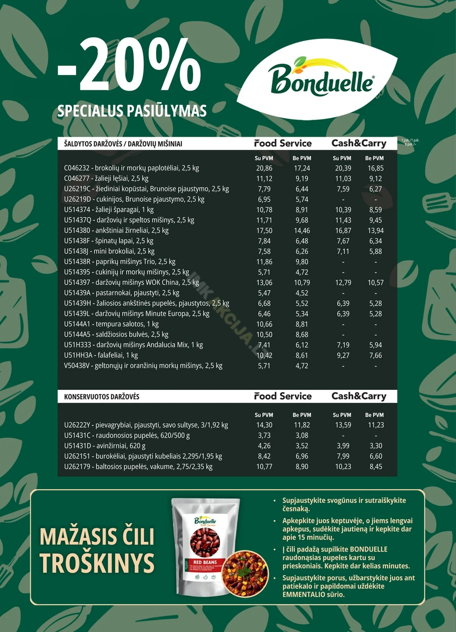 PROMO Food Service akcijų leidinys puslapis 9