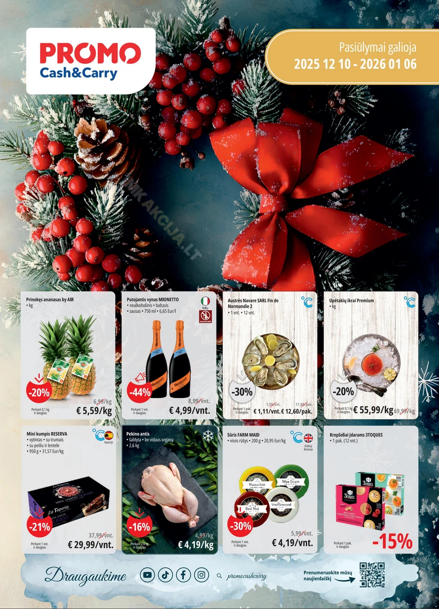 PROMO Cash&Carry akcijų leidinys puslapis 1