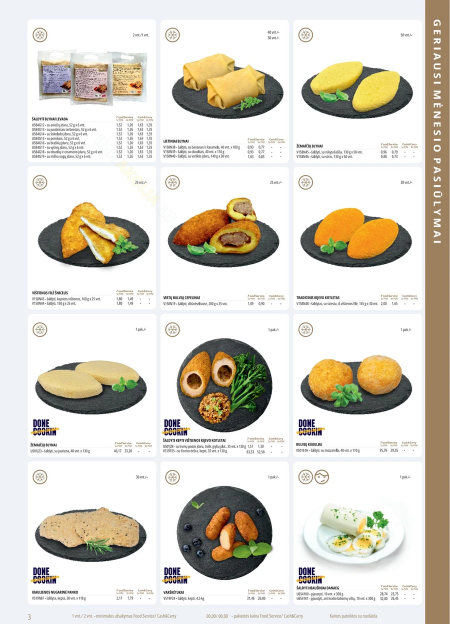 PROMO Food Service akcijų leidinys puslapis 3