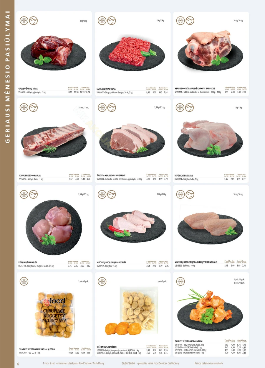 PROMO Food Service akcijų leidinys puslapis 4