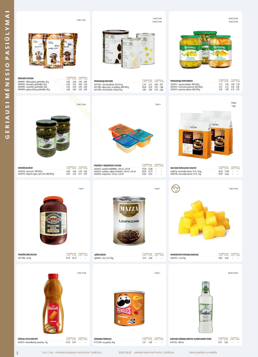 PROMO Food Service akcijų leidinys puslapis 8