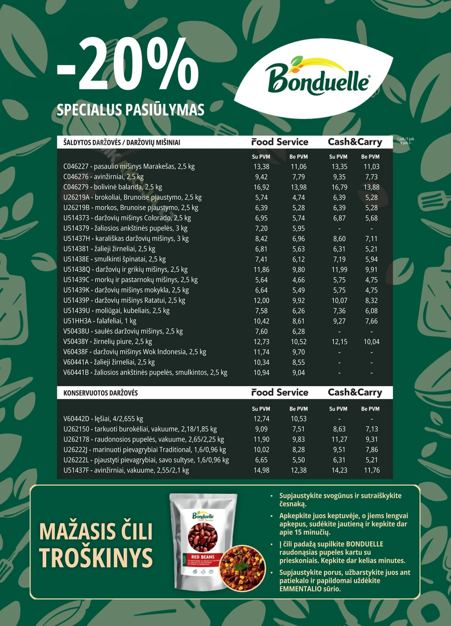 PROMO Food Service akcijų leidinys puslapis 9