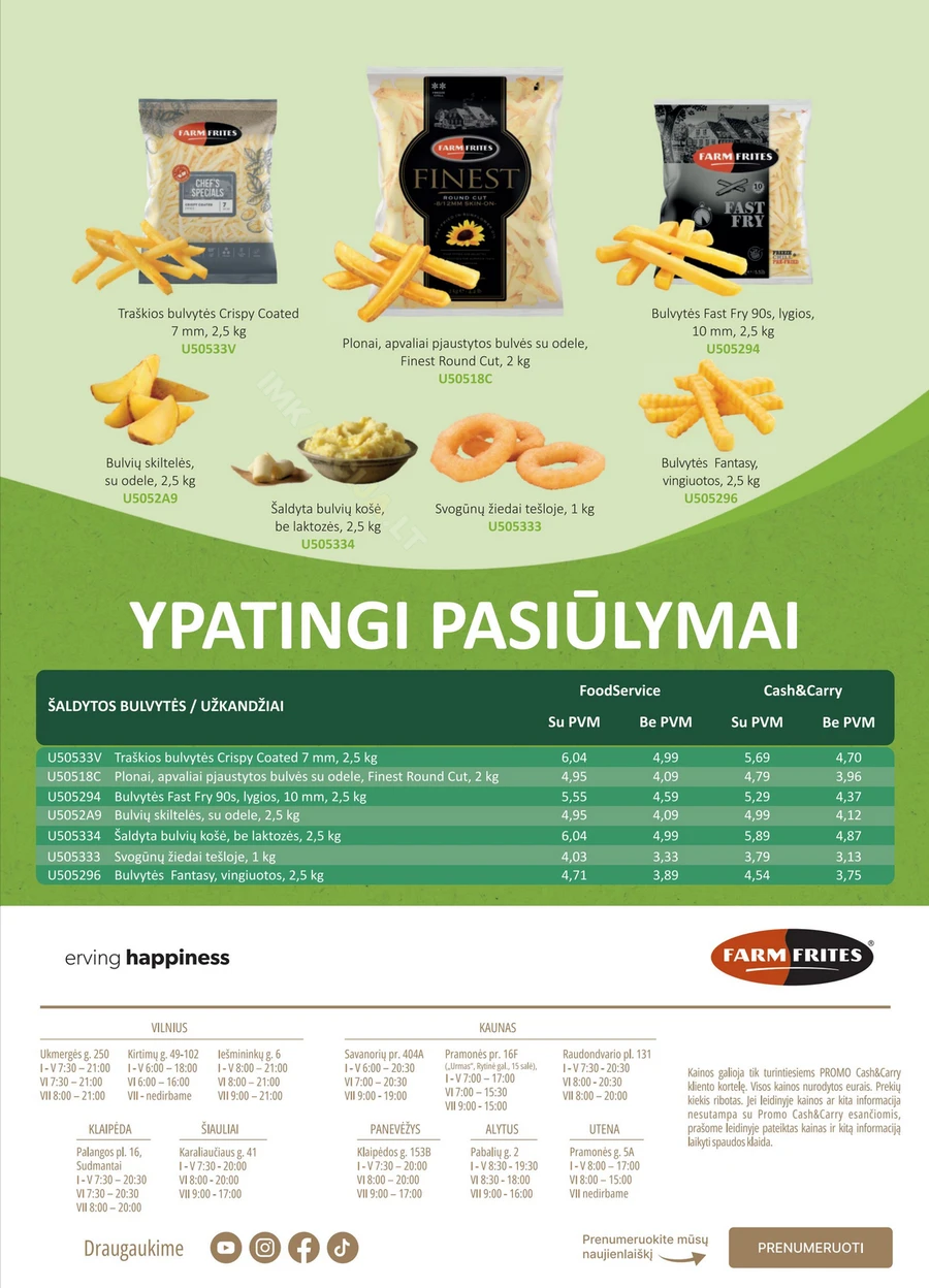 PROMO Food Service akcijų leidinys puslapis 10