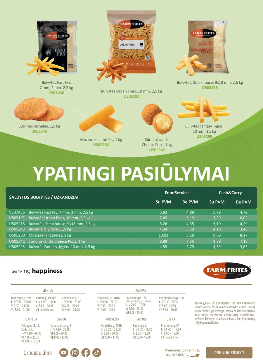 PROMO Food Service akcijų leidinys puslapis 12