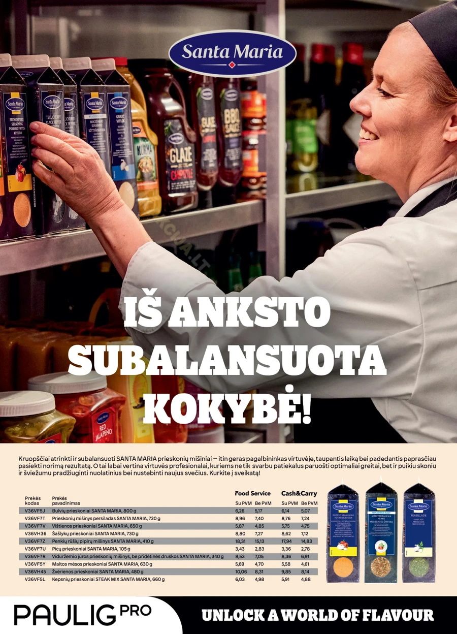 PROMO Food Service akcijų leidinys puslapis 7