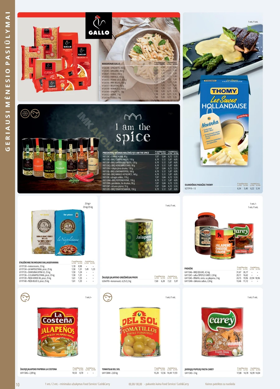 PROMO Food Service akcijų leidinys puslapis 10