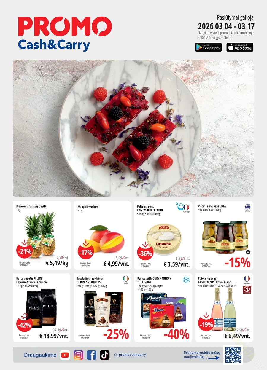 PROMO Cash&Carry akcijų leidinys puslapis 1