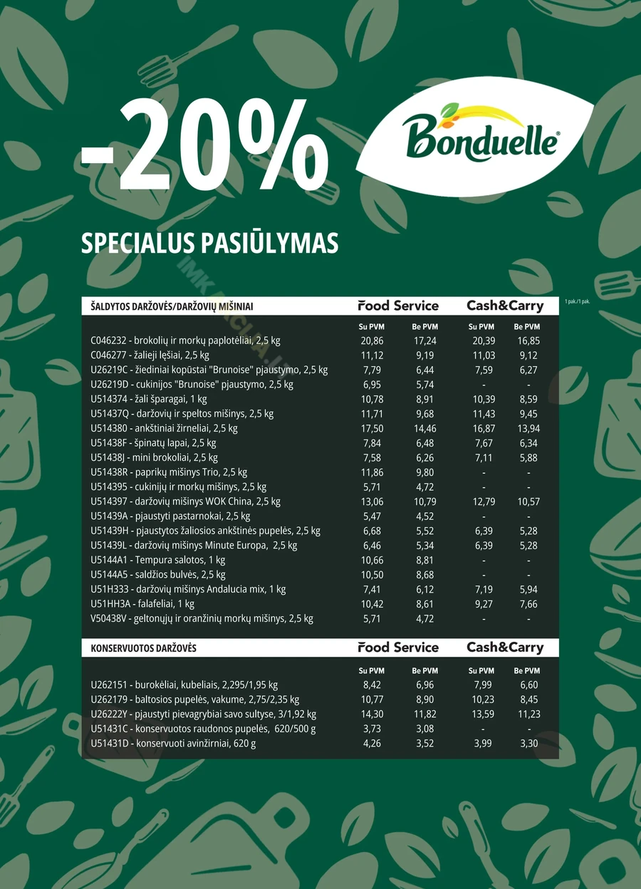 PROMO Food Service akcijų leidinys puslapis 11