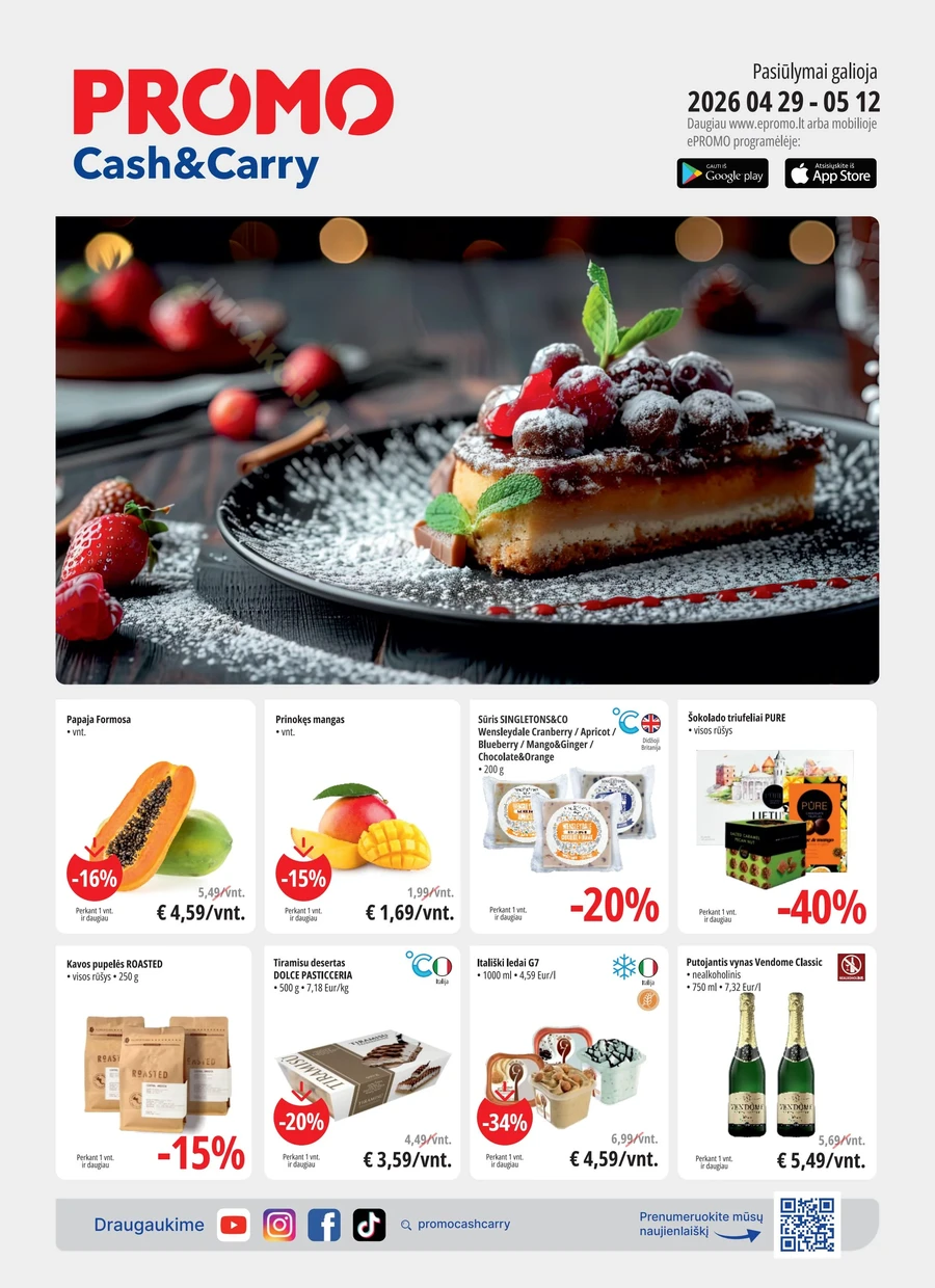 PROMO Cash&Carry akcijų leidinys puslapis 1