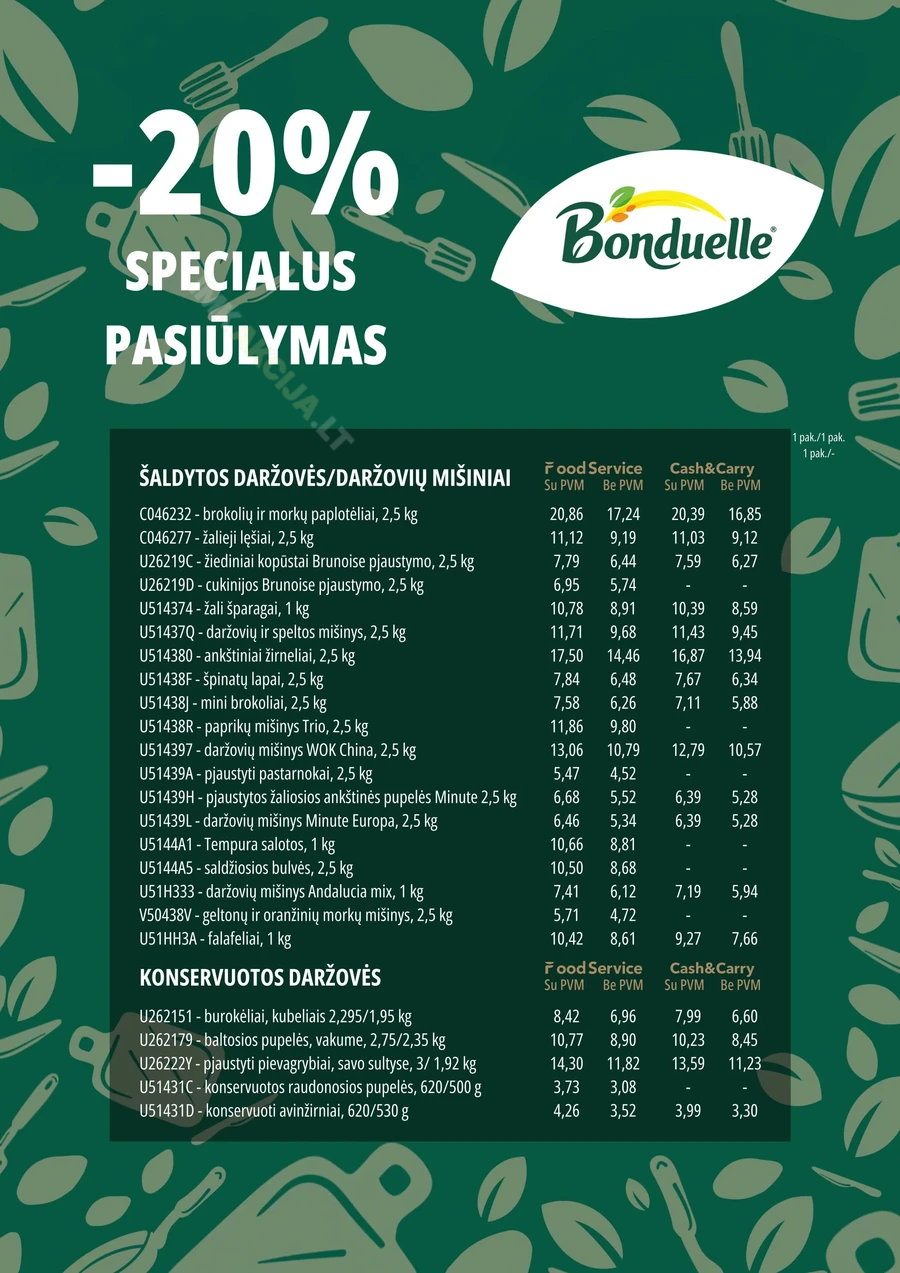 PROMO Food Service akcijų leidinys puslapis 13