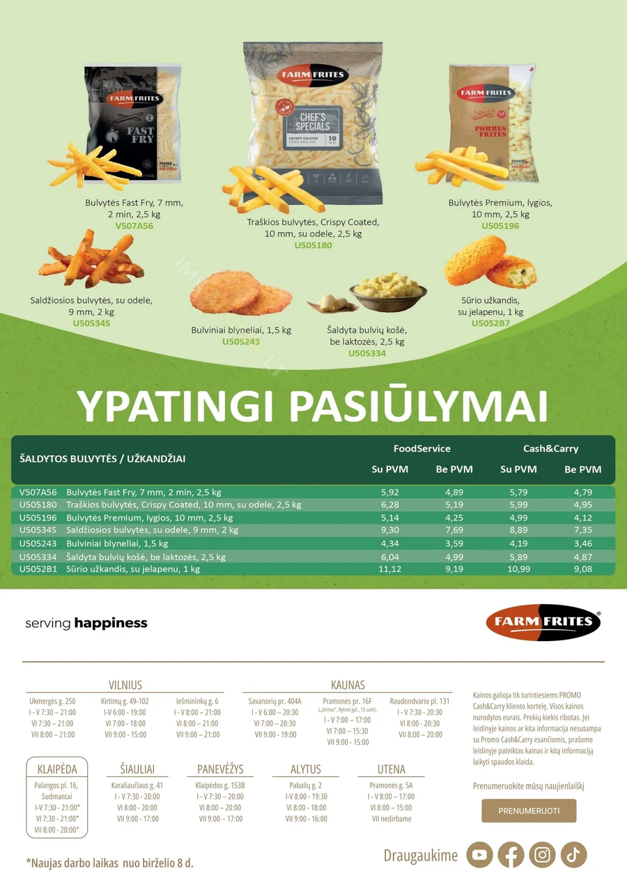 PROMO Food Service akcijų leidinys puslapis 14