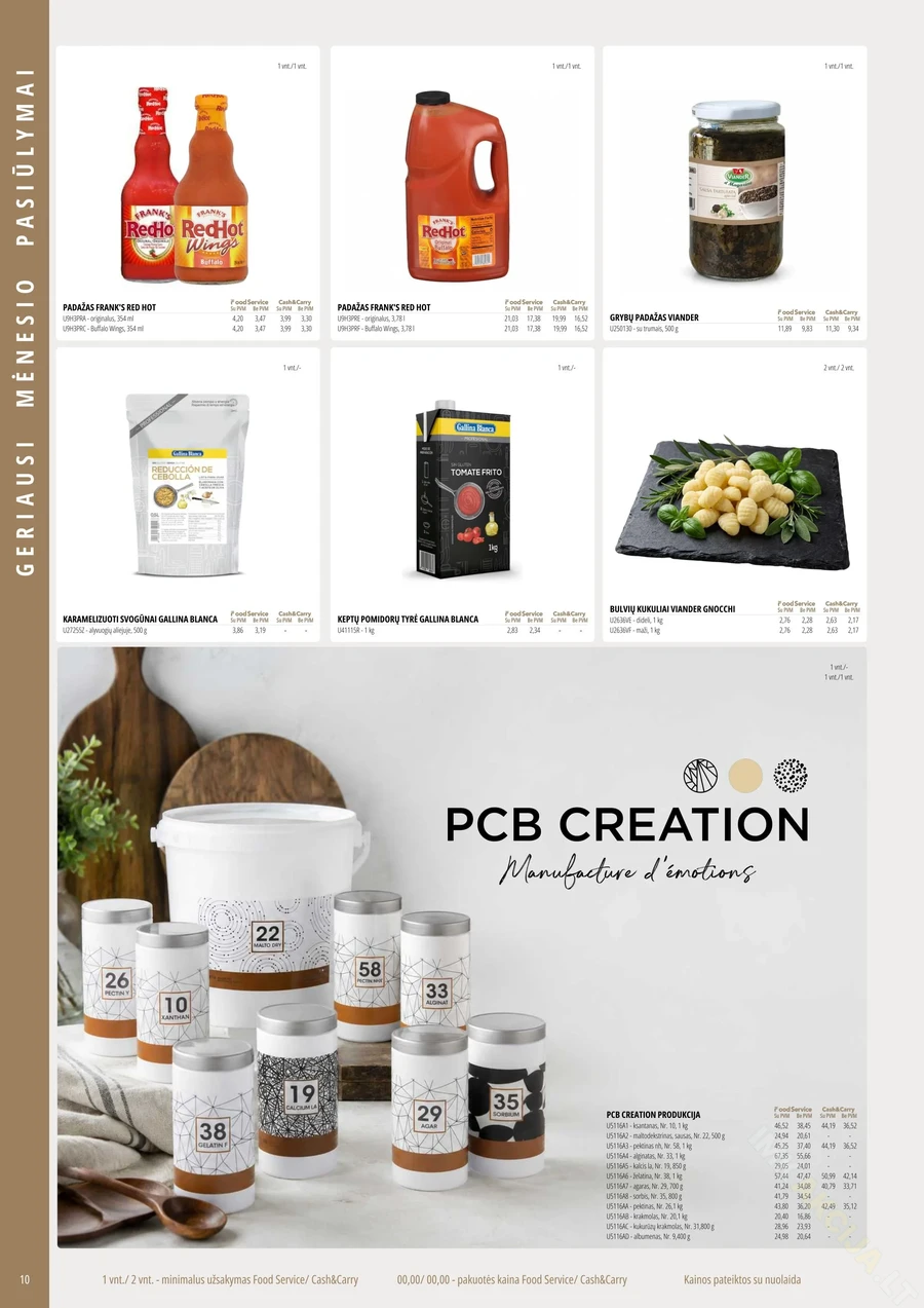 PROMO Food Service akcijų leidinys puslapis 10