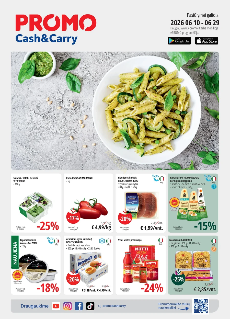PROMO Cash&Carry akcijų leidinys puslapis 1