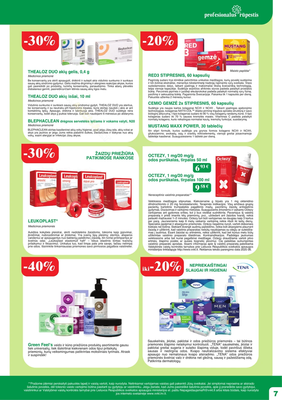 RAMUNĖLĖS VAISTINĖ akcijų leidinys puslapis 7