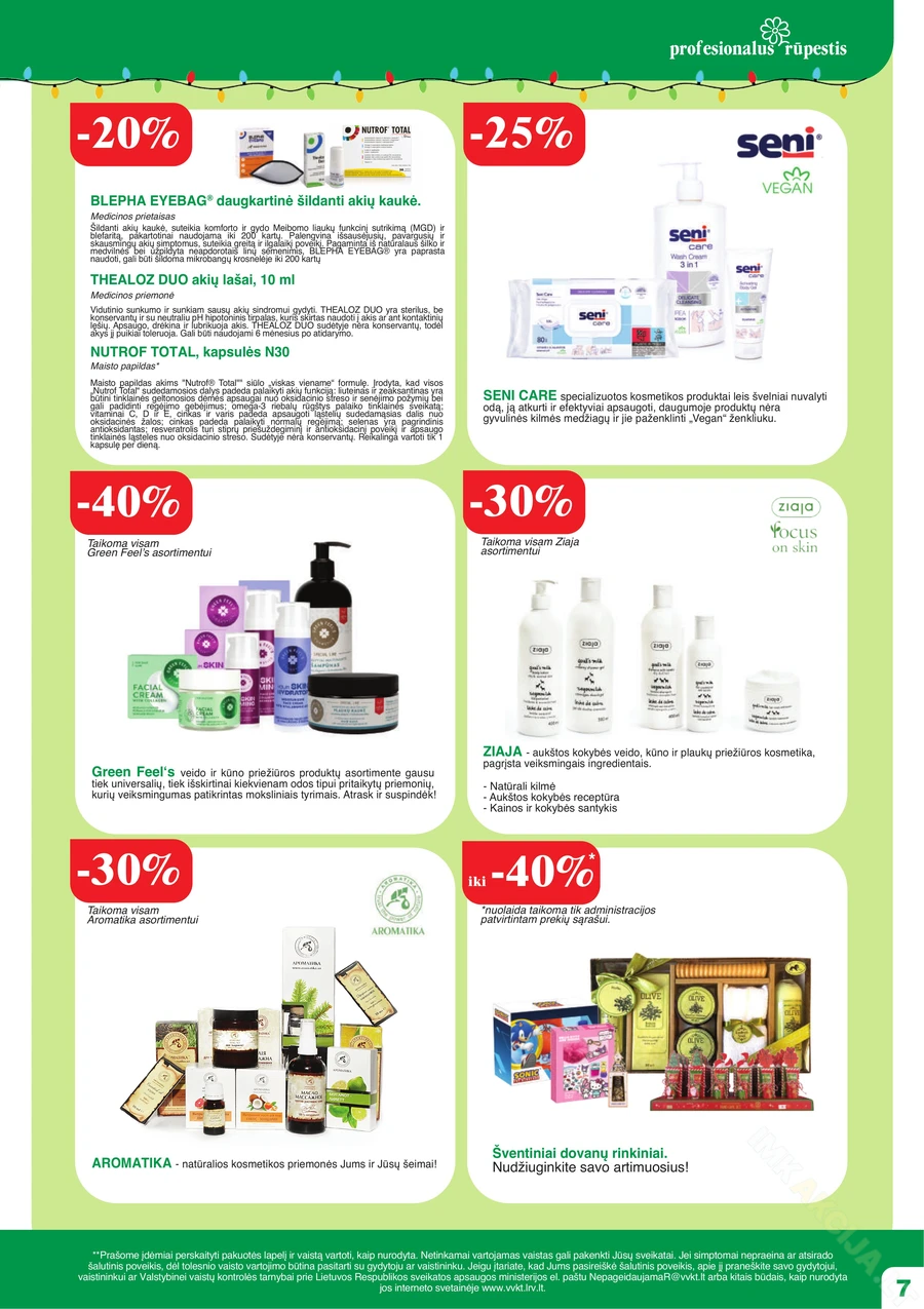 RAMUNĖLĖS VAISTINĖ akcijų leidinys puslapis 7