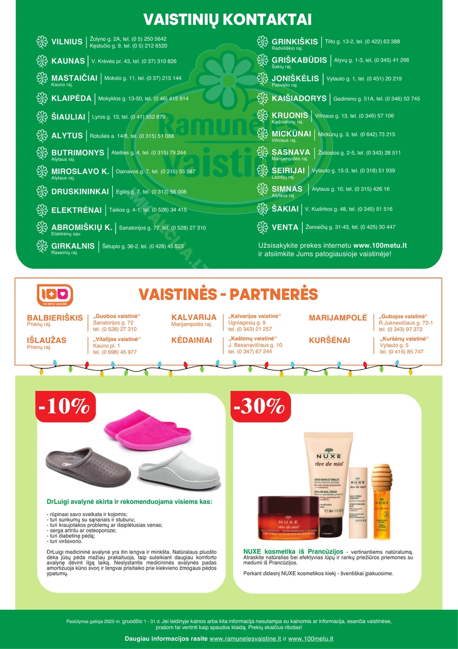 RAMUNĖLĖS VAISTINĖ akcijų leidinys puslapis 8