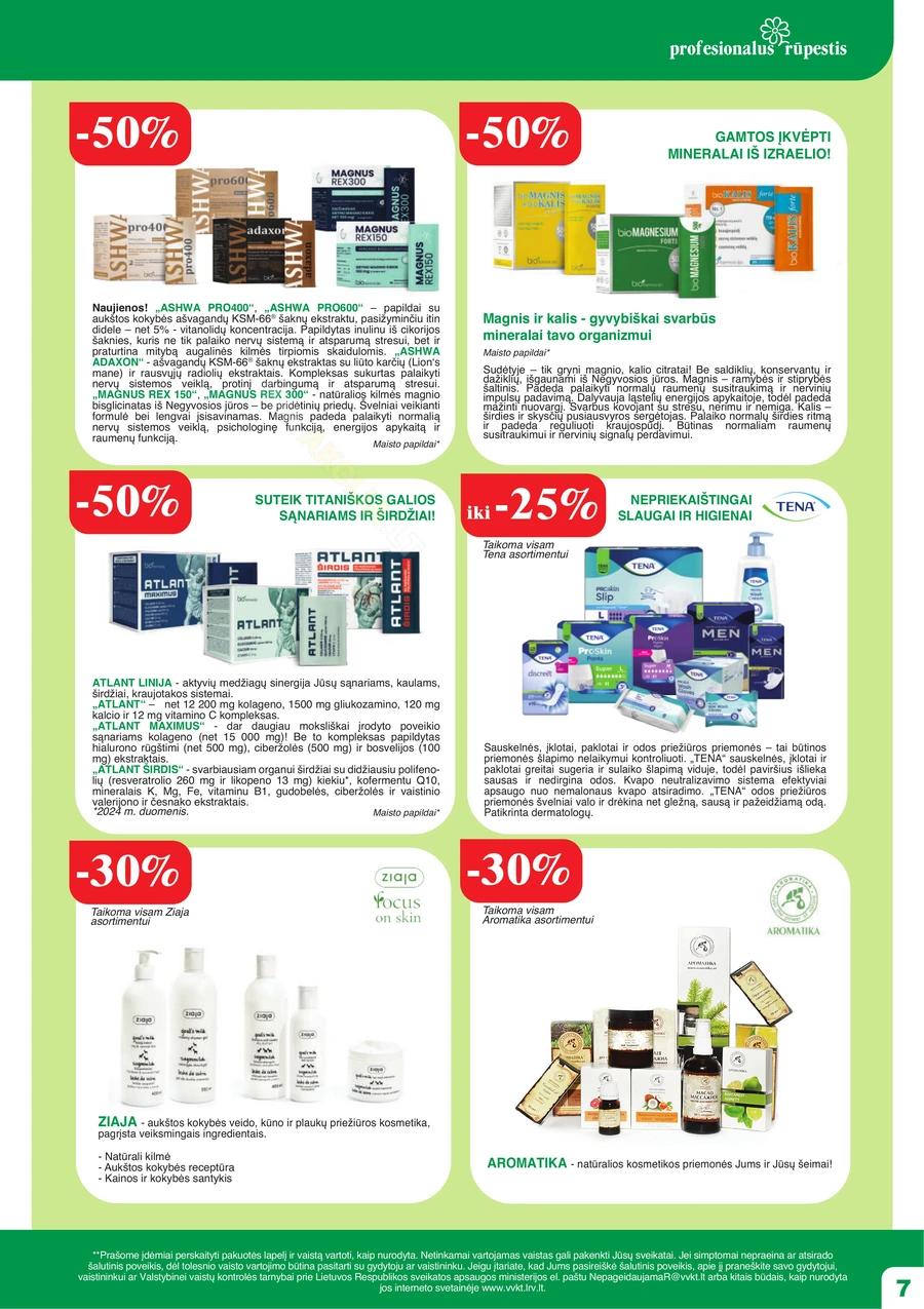 RAMUNĖLĖS VAISTINĖ akcijų leidinys puslapis 7