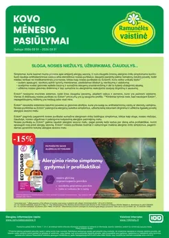 RAMUNĖLĖS VAISTINĖ akcijų leidinys