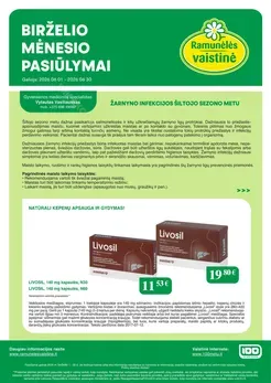 RAMUNĖLĖS VAISTINĖ akcijų leidinys