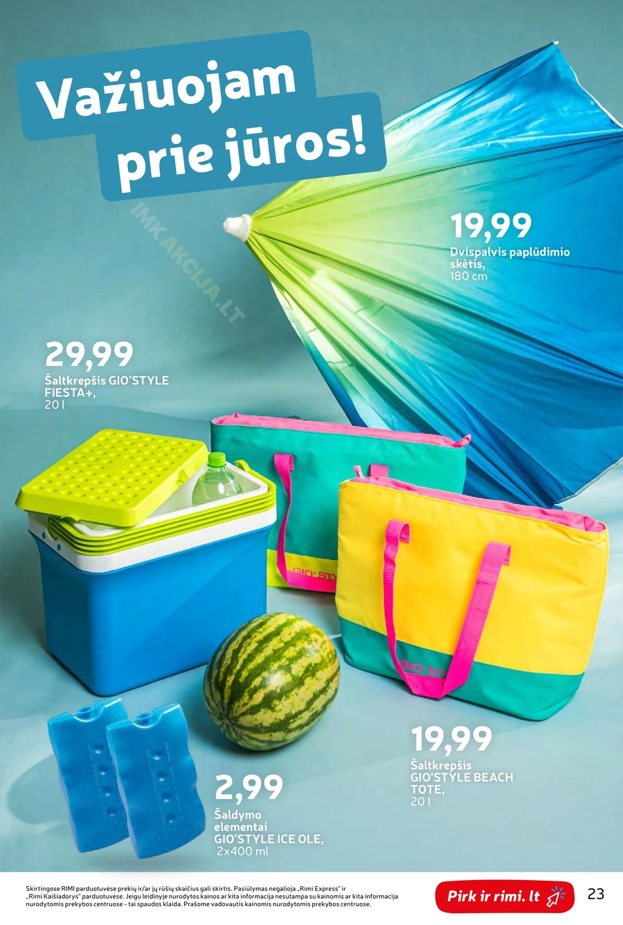 RIMI akcijų leidinys „Vasara kviečia!“ puslapis 23
