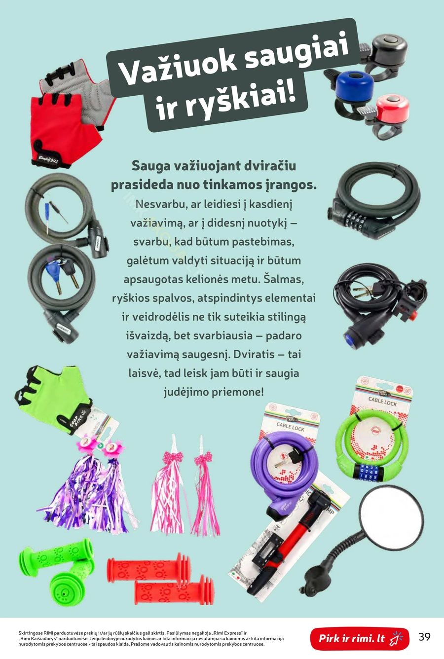 RIMI akcijų leidinys „Vasara kviečia!“ puslapis 39