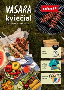 RIMI akcijų leidinys „Vasara kviečia!“