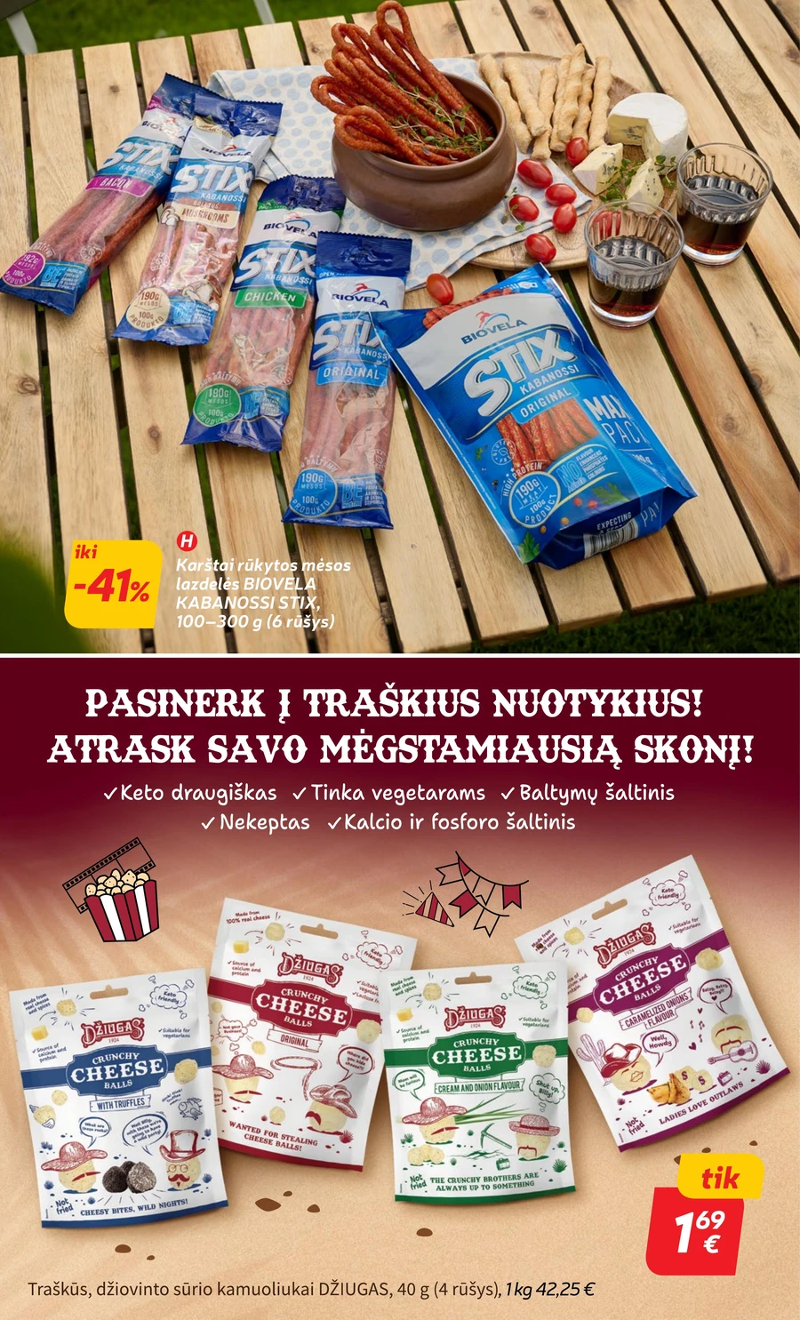 RIMI leidinys „Vasaros asortimentas 2025“ puslapis 28