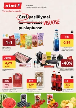 RIMI savaitinis akcijų leidinys Nr. 25