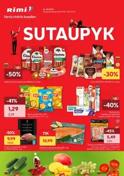 RIMI savaitinis akcijų leidinys Nr. 38