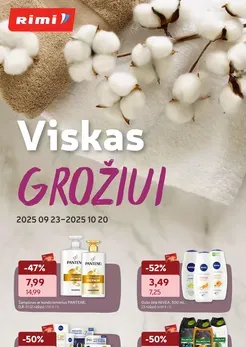 RIMI akcijų leidinys „Viskas grožiui“