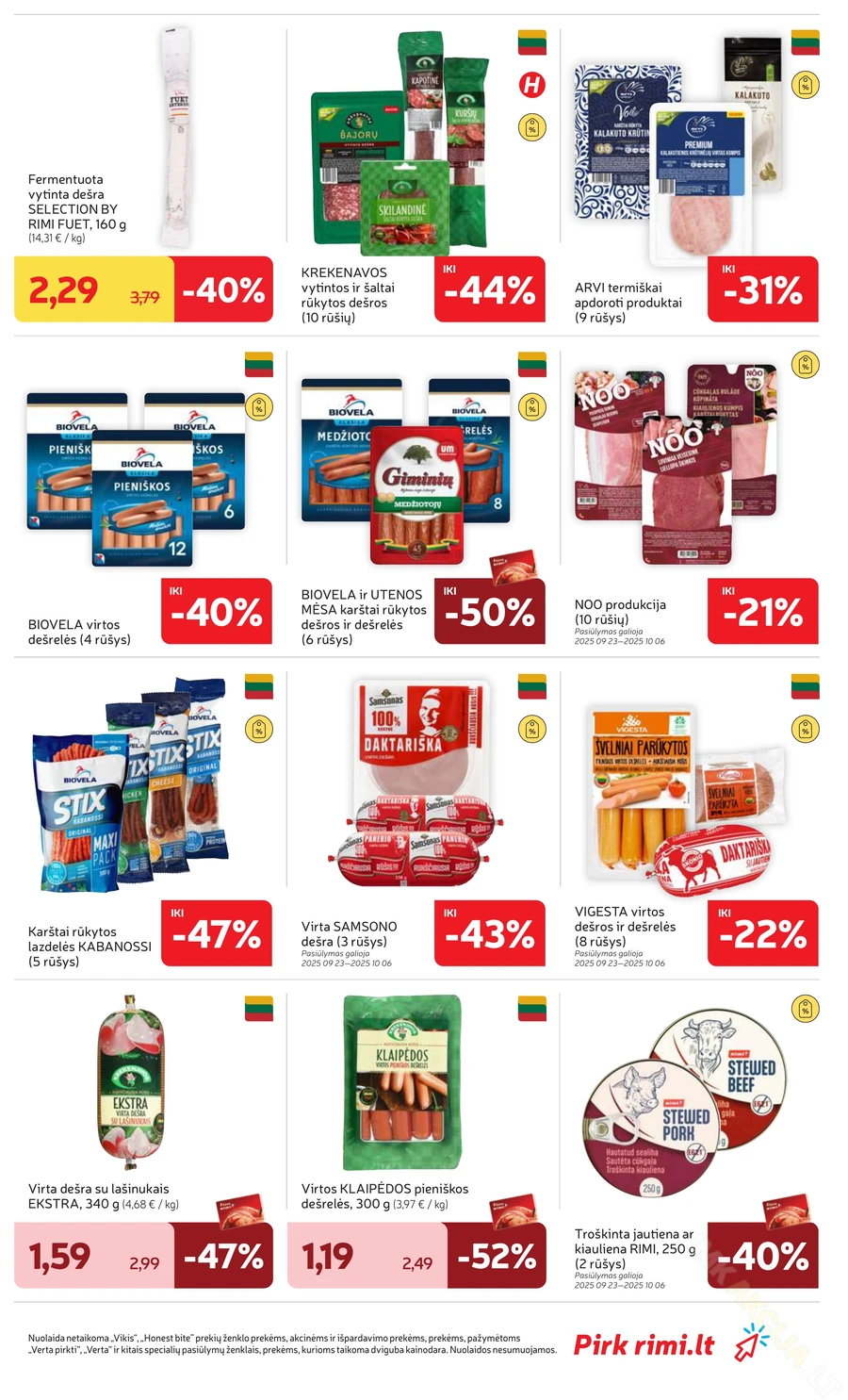RIMI savaitinis akcijų leidinys Nr. 40 puslapis 11