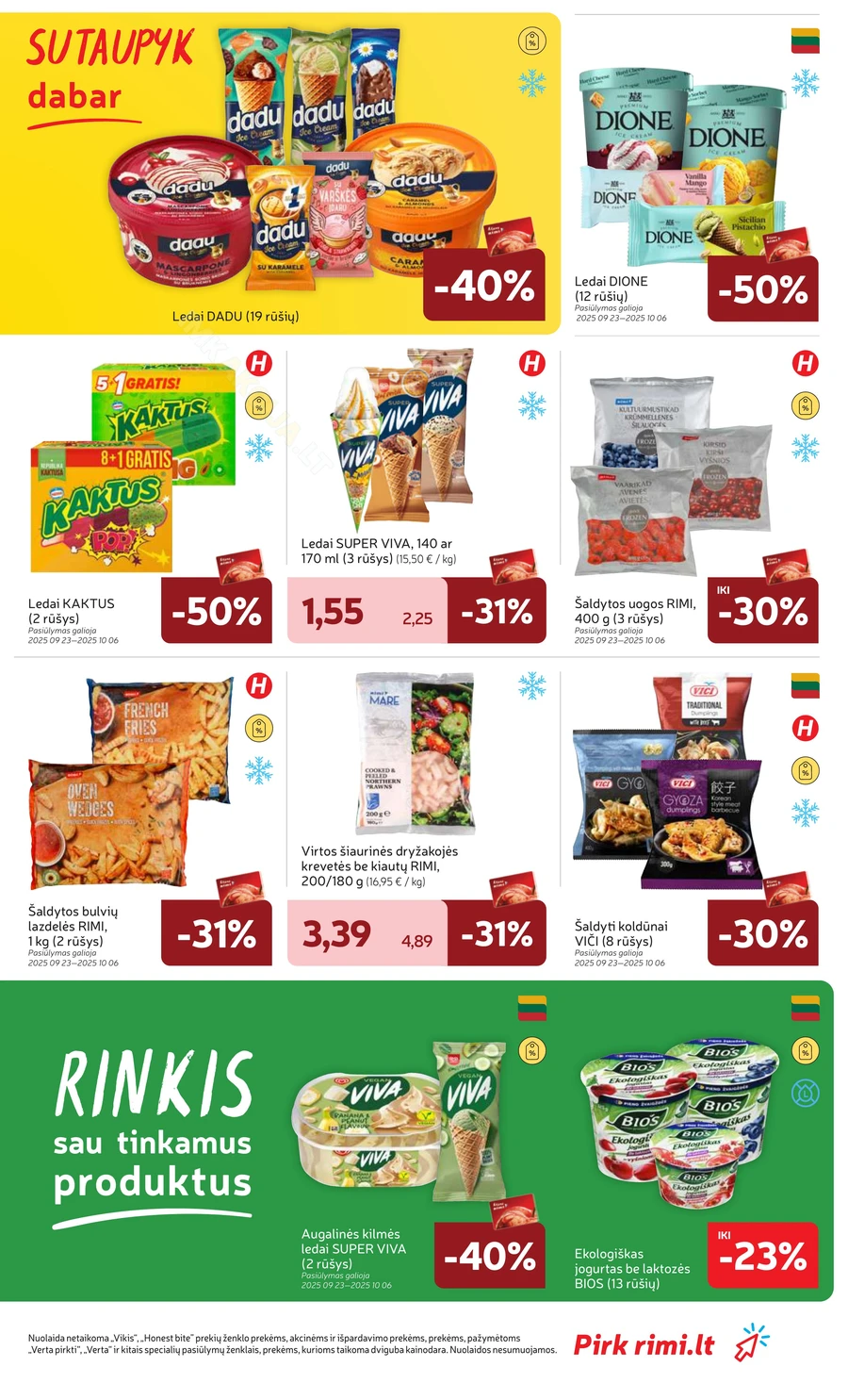 RIMI savaitinis akcijų leidinys Nr. 40 puslapis 13