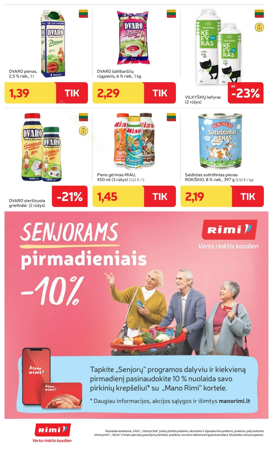 RIMI savaitinis akcijų leidinys Nr. 40 puslapis 16