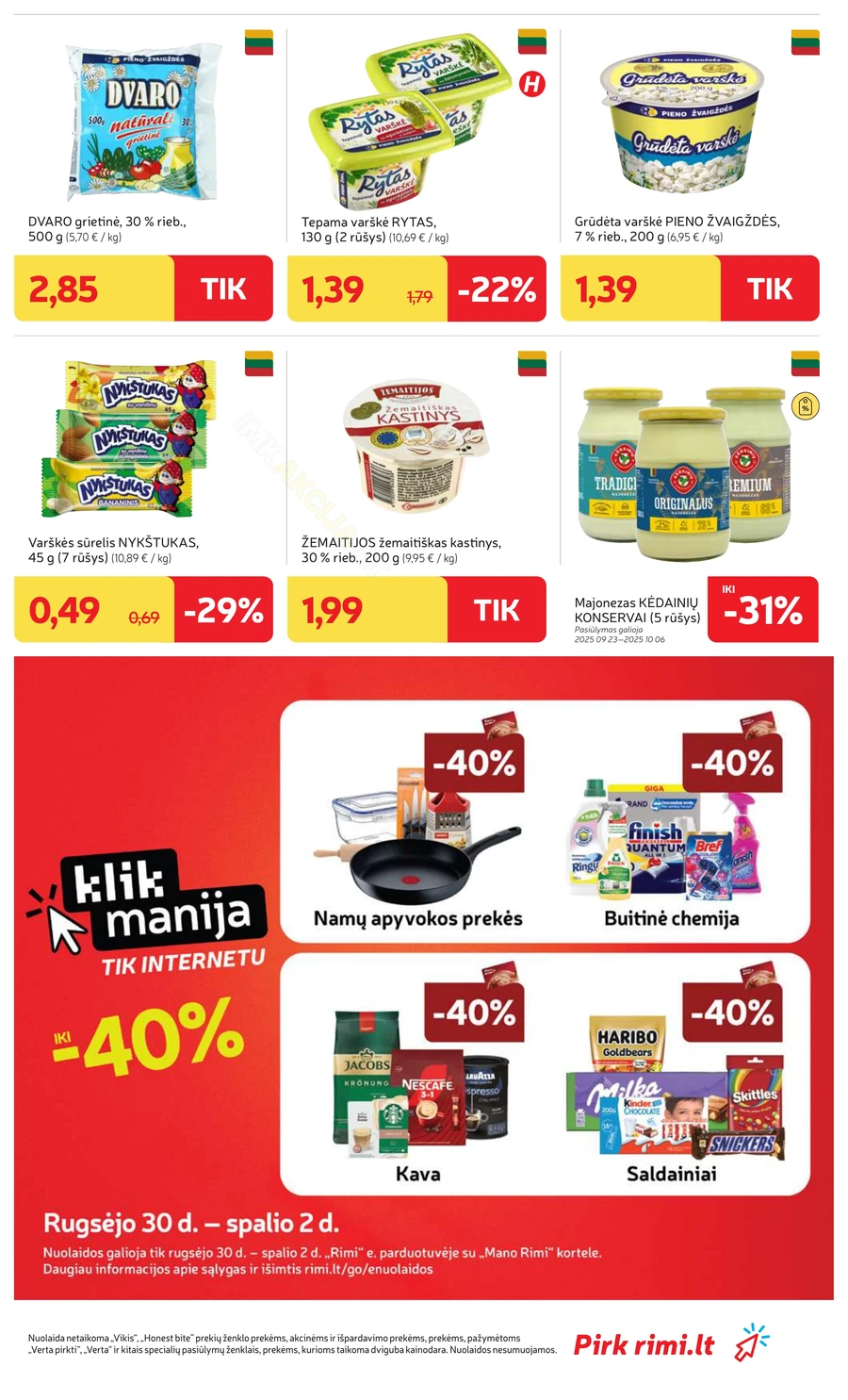RIMI savaitinis akcijų leidinys Nr. 40 puslapis 17