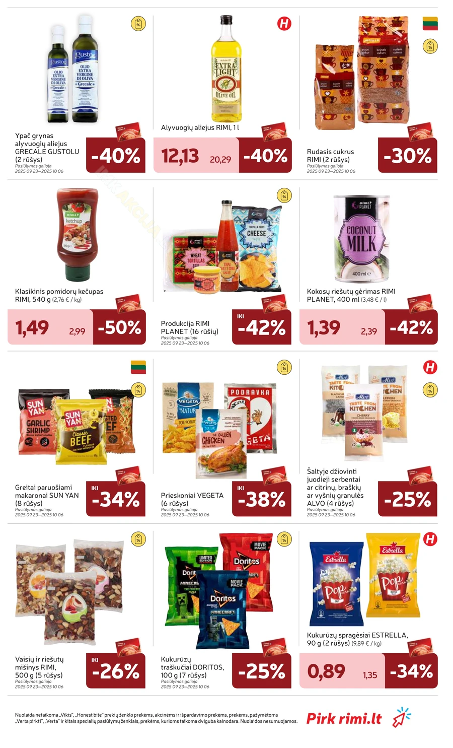 RIMI savaitinis akcijų leidinys Nr. 40 puslapis 21