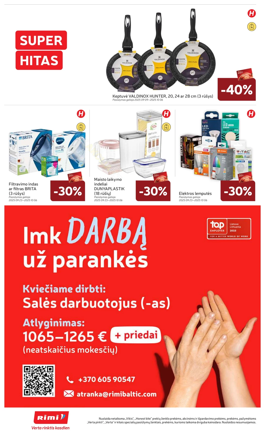 RIMI savaitinis akcijų leidinys Nr. 40 puslapis 30