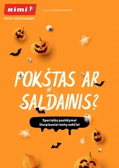 RIMI akcijų leidinys „Helovinas 2025“